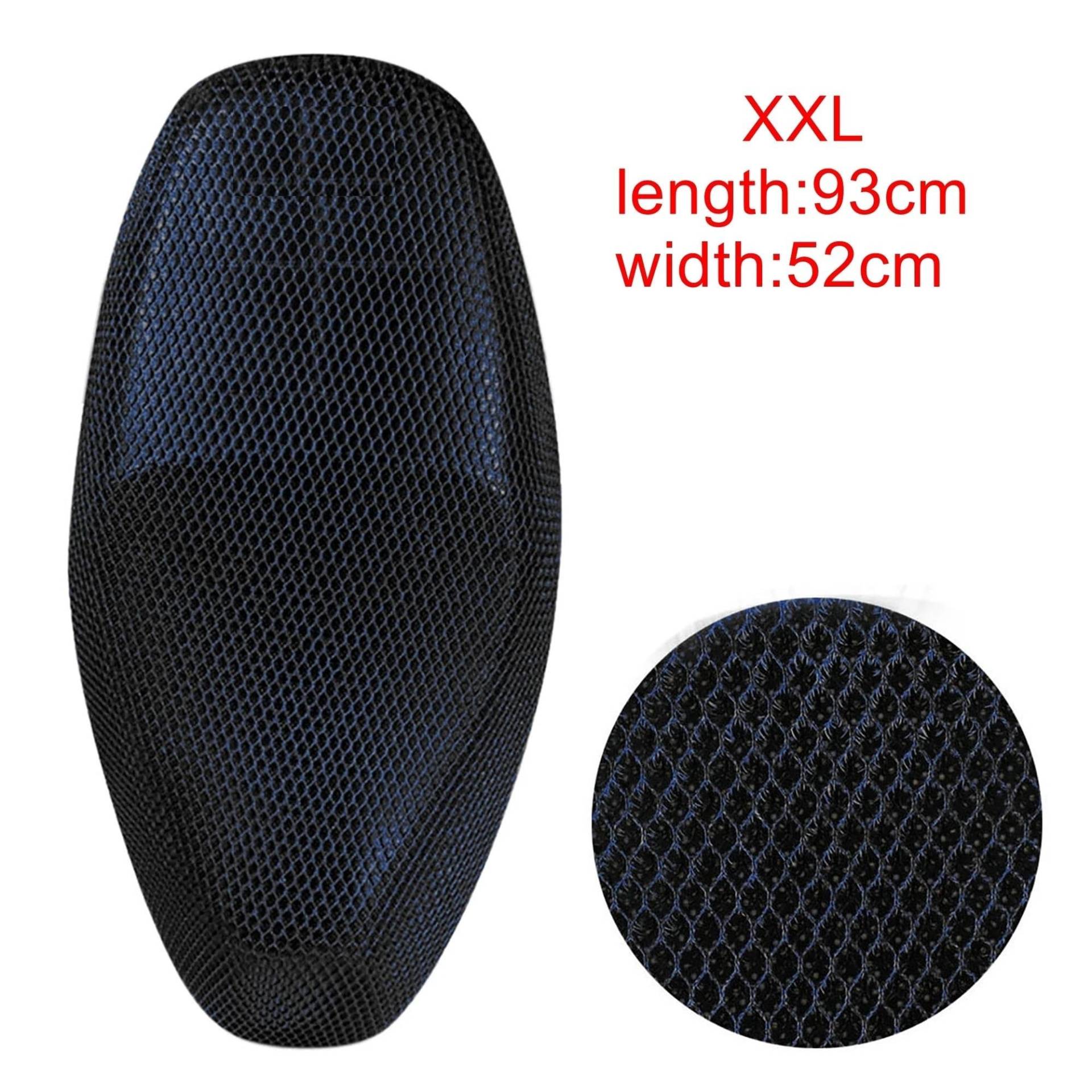 AYUNCAI Sitzbezug Motoforti M XL XXL Anti-Rutsch 3D Mesh Stoff Motorrad Sitzbezug Moped Atmungsaktives Mesh Netz Motorrad Sitzbezüge Kissen(10) von AYUNCAI