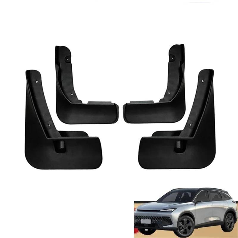 Auto Kotflügel Für BAIC X55 2023 SUV 1,5 DCT Kotflügel Splash Guards Auto Vorne Hinten Schmutzfänger 4Pcs Auto Zubehör von AYUNCAI