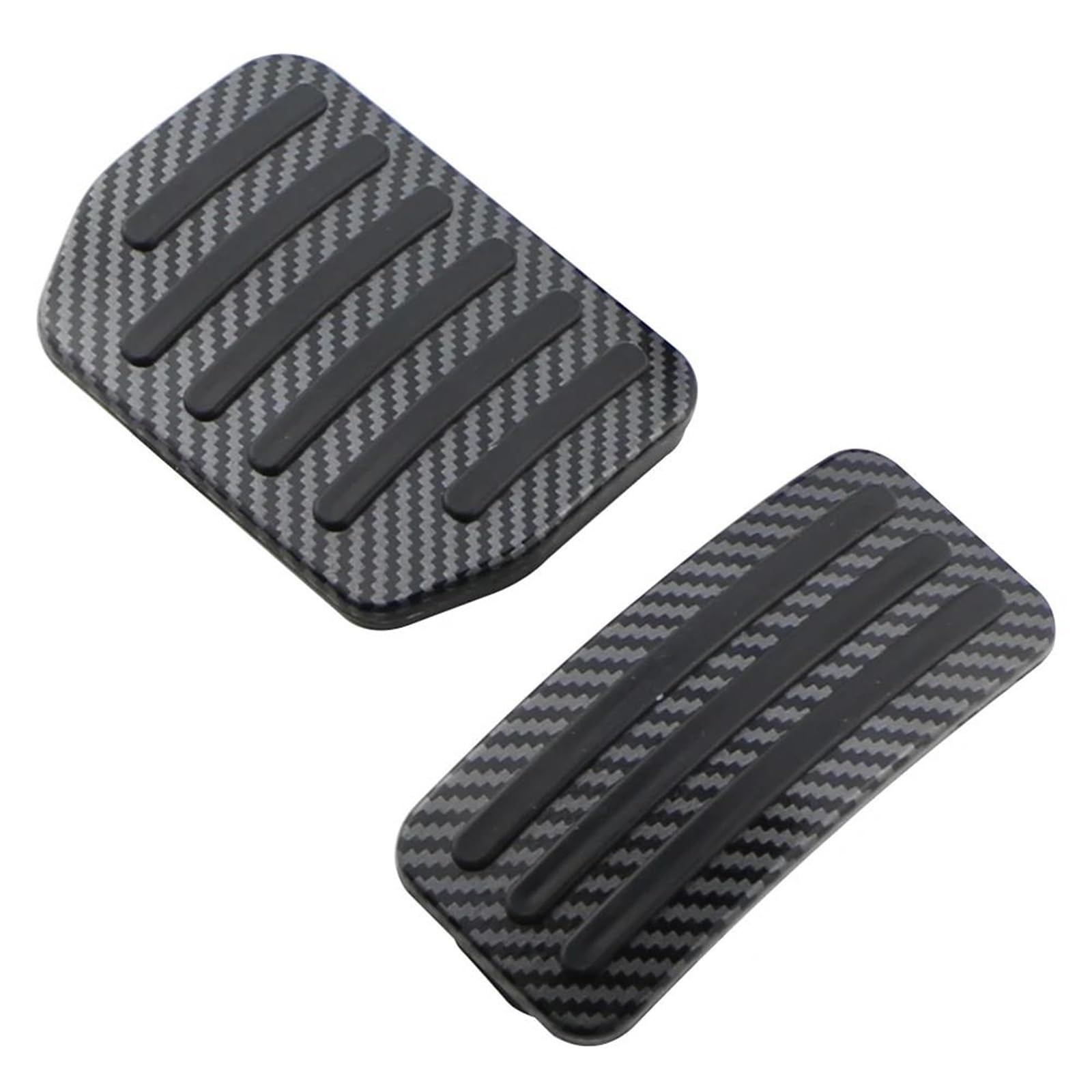 Carbon Fiber Accelerator Gas Bremspedale Pads Auto Zubehör Auto Pedal Abdeckung Für Modell 3 Modell Y Model3 2022 2023 von AYUNCAI