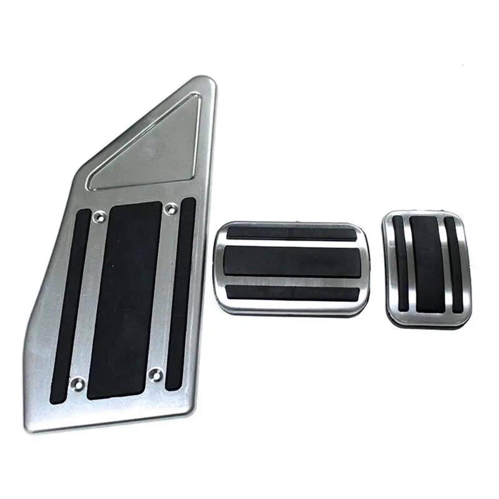 Für 3008 5008 GT DS DS 7 CROSSBACK LHD Pedal Pad Matten Abdeckung Auto Rest Bremse Beschleuniger Kraftstoff Gas Pedal Abdeckung Pad(AT 3PCS) von AYUNCAI