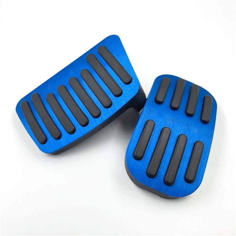 Für Kaluola E210 2019 2020 2021 2022 2023 E 210 Zubehör ﻿ Auto Kraftstoff Gaspedal Bremse Rest Fuß Pedale Abdeckung Pads(Blue) von AYUNCAI