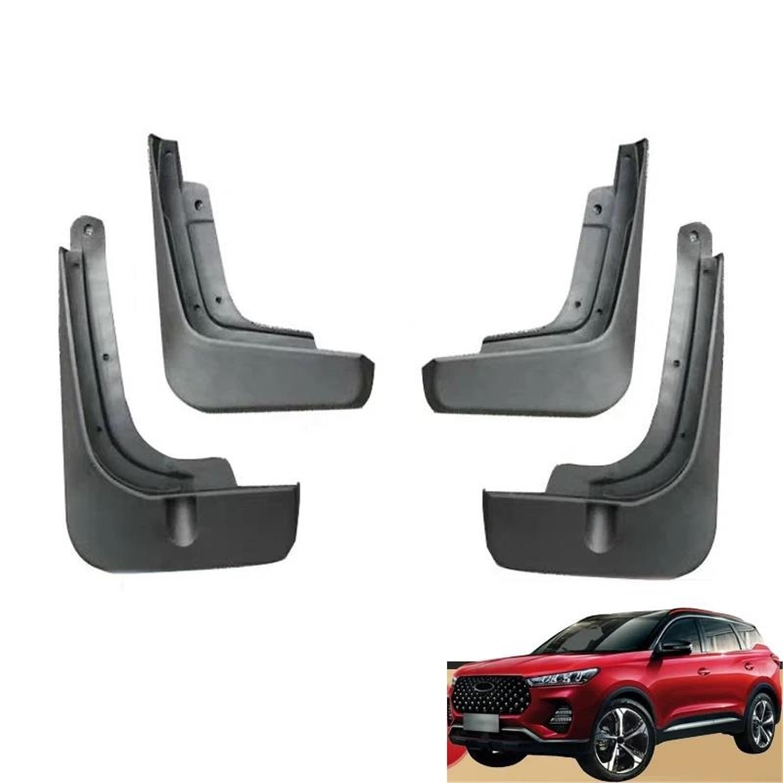 Kotflügel Für Chery Tiggo 7 Pro 2021 2022 2023 Kotflügel Splash Guards Auto Schmutzfänger 4Pcs Auto Zubehör Waren von AYUNCAI