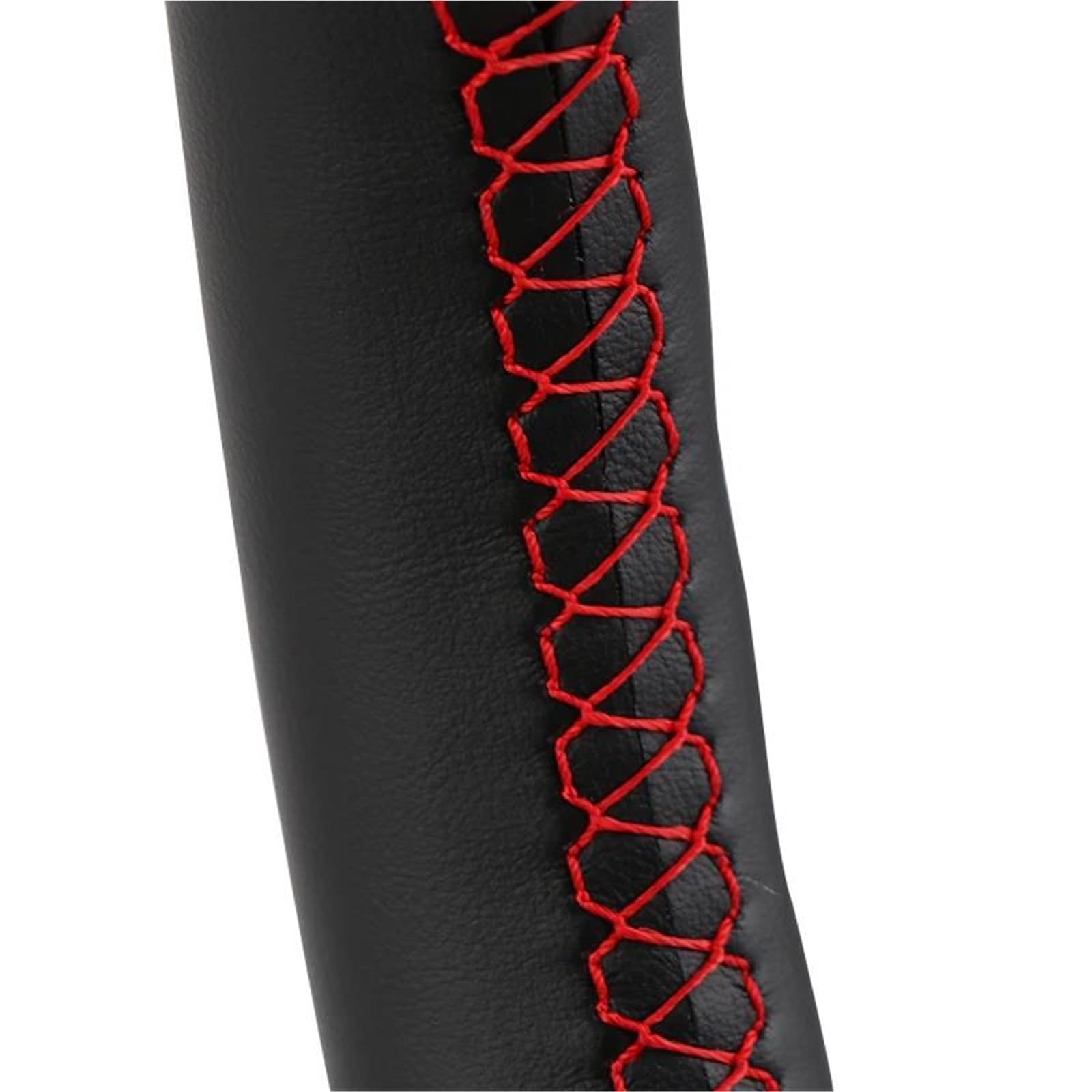 Lenkradschutz für MK4 S-Max 3 Kuga Customize DIY Lenkrad Wrap Mikrofaser Leder Hand Nähen Auto Lenkradbezug (rot) von AYUNCAI