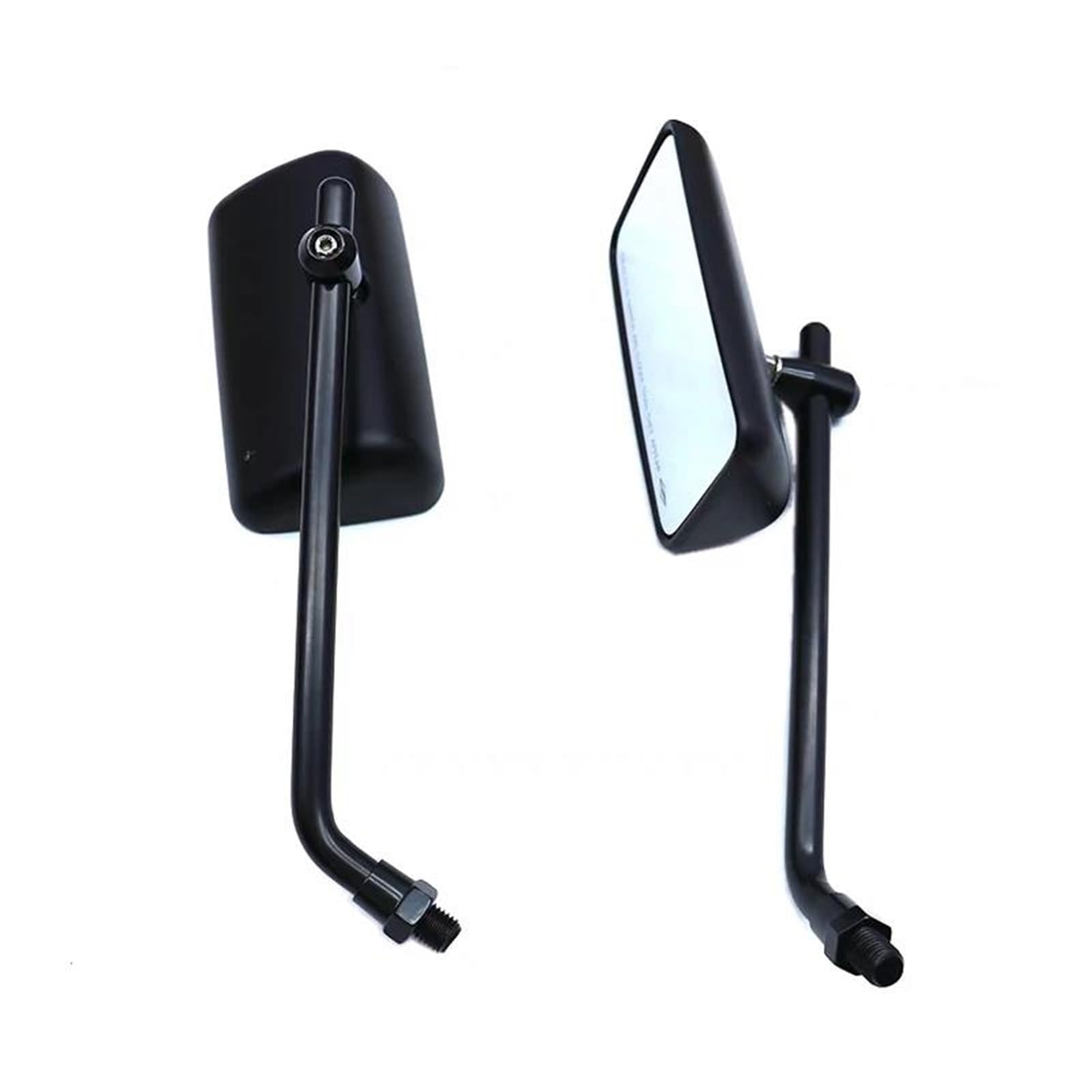 Umbausatz Retro 8 10mm Motorcycle Mirror Aluminum Rearview Mirror Universal For Shadow VT600 VTX 1300 750 Virago 535 ﻿ ﻿(Black) von AYUNCAI