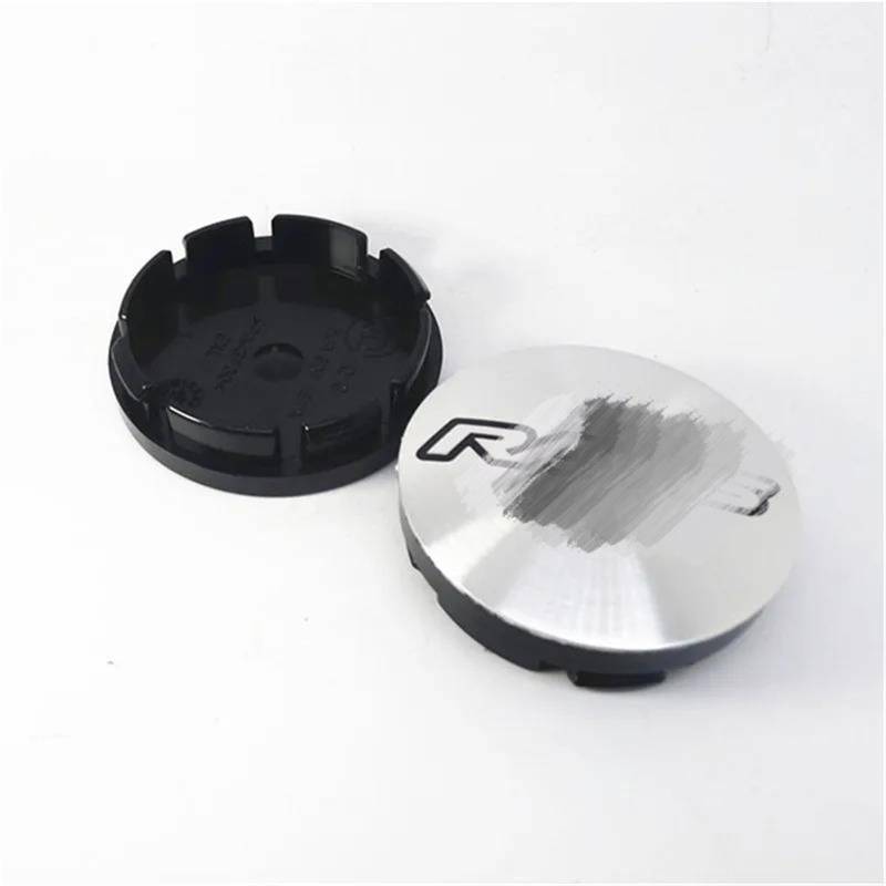 Unverzichtbar für Automobile, Radkappen, Auto-Styling-Felgen, Ersatzfelgen, Emblem, Autozubehör, 4 Stück, 56 mm, 53 mm, Volk Rays Racing Wheel Center (9) von AYUNCAI