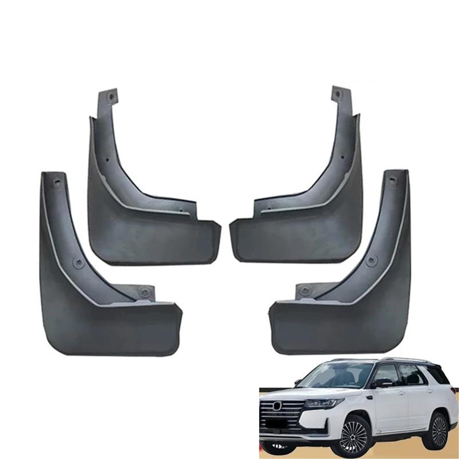 Vorne Hinten Kotflügel Splash Guards Schmutzfänger Zubehör Auto Kotflügel Für Changan CS95 2021 2022 2023- von AYUNCAI