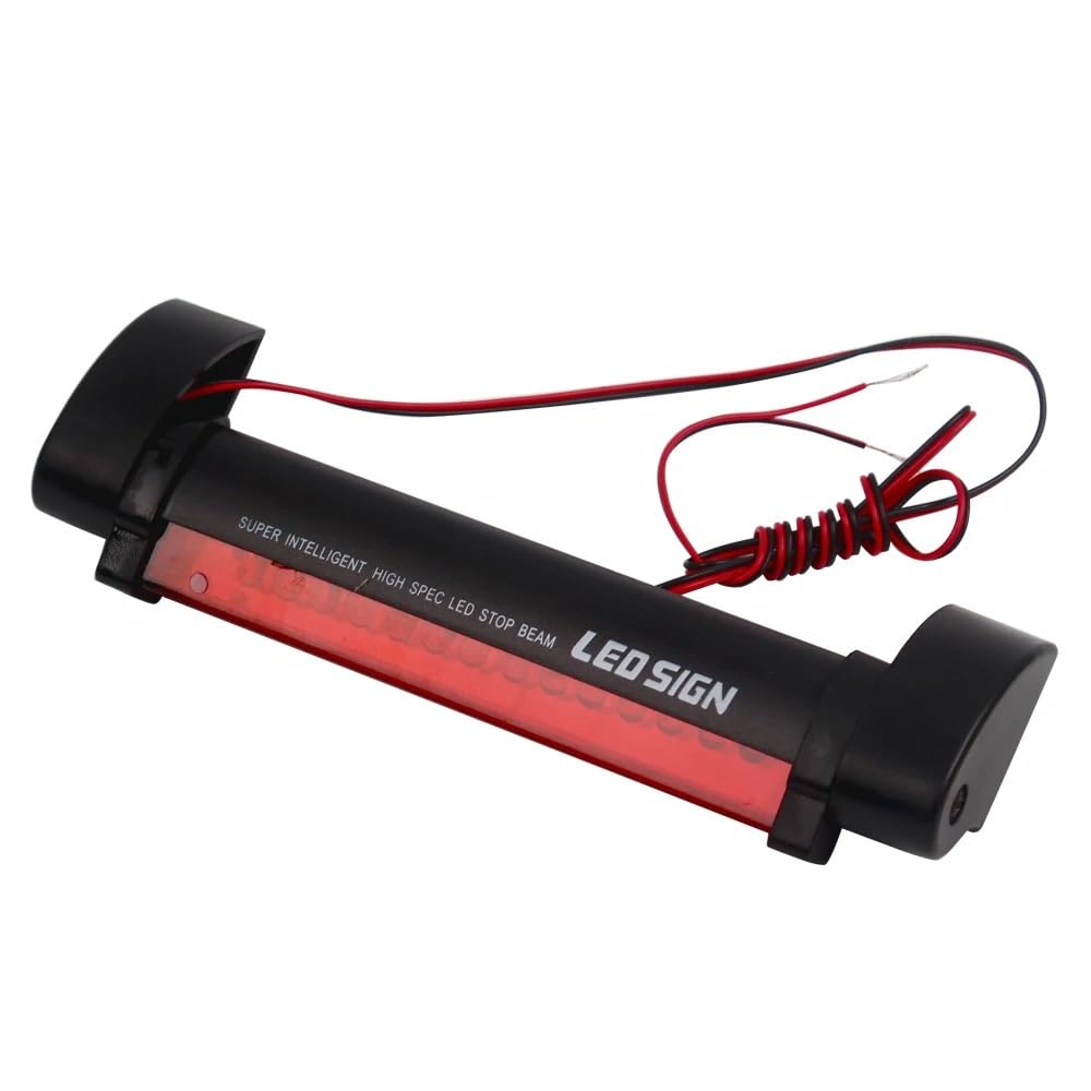 Dritte Bremsleuchte,Bremslicht 14 24 32 48 Lichter Auto Bremslicht Auto-Styling Auto Warnleuchte Universal Stop Hinten Schwanz Parkleuchte 12V Rotes Licht(14 Lights) von AYXAMO