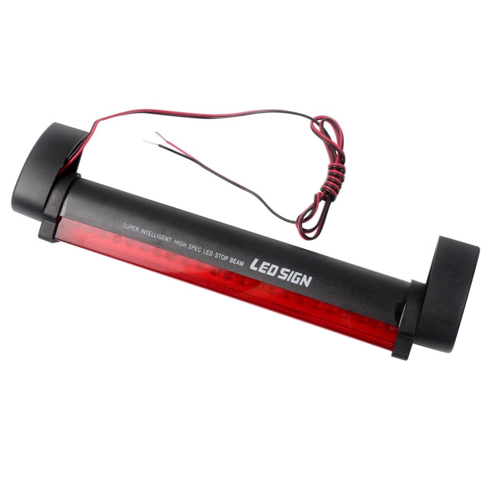 Dritte Bremsleuchte,Bremslicht 14 24 32 48 Lichter Auto Bremslicht Auto-Styling Auto Warnleuchte Universal Stop Hinten Schwanz Parkleuchte 12V Rotes Licht(24 Lights) von AYXAMO