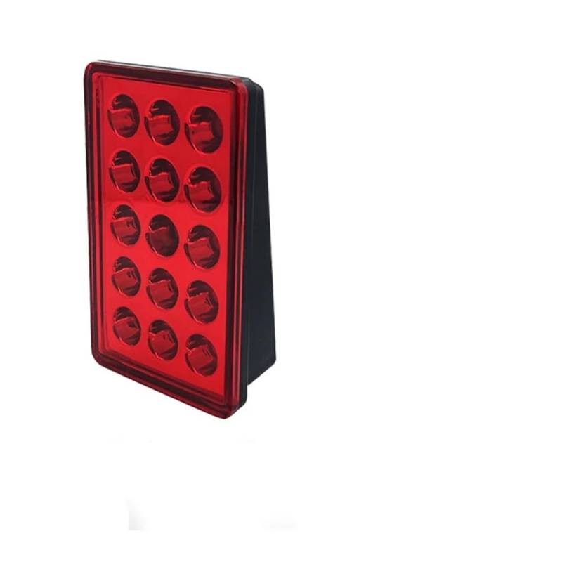 Dritte Bremsleuchte,Bremslicht Bremspilotleuchten 12V 15 Rückleuchten Auto-Blitzwarnung Rückwärtsstopp Sicherheitssignallampen for Auto SUV Moto(1pcs red) von AYXAMO