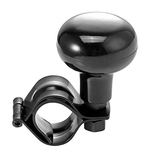 Lenkradknauf，Lenkknauf Heavy Duty Auto Lenkrad Spinner Griff Auto/tracktor Suicide Strom Knob(Black) von AYXAMO