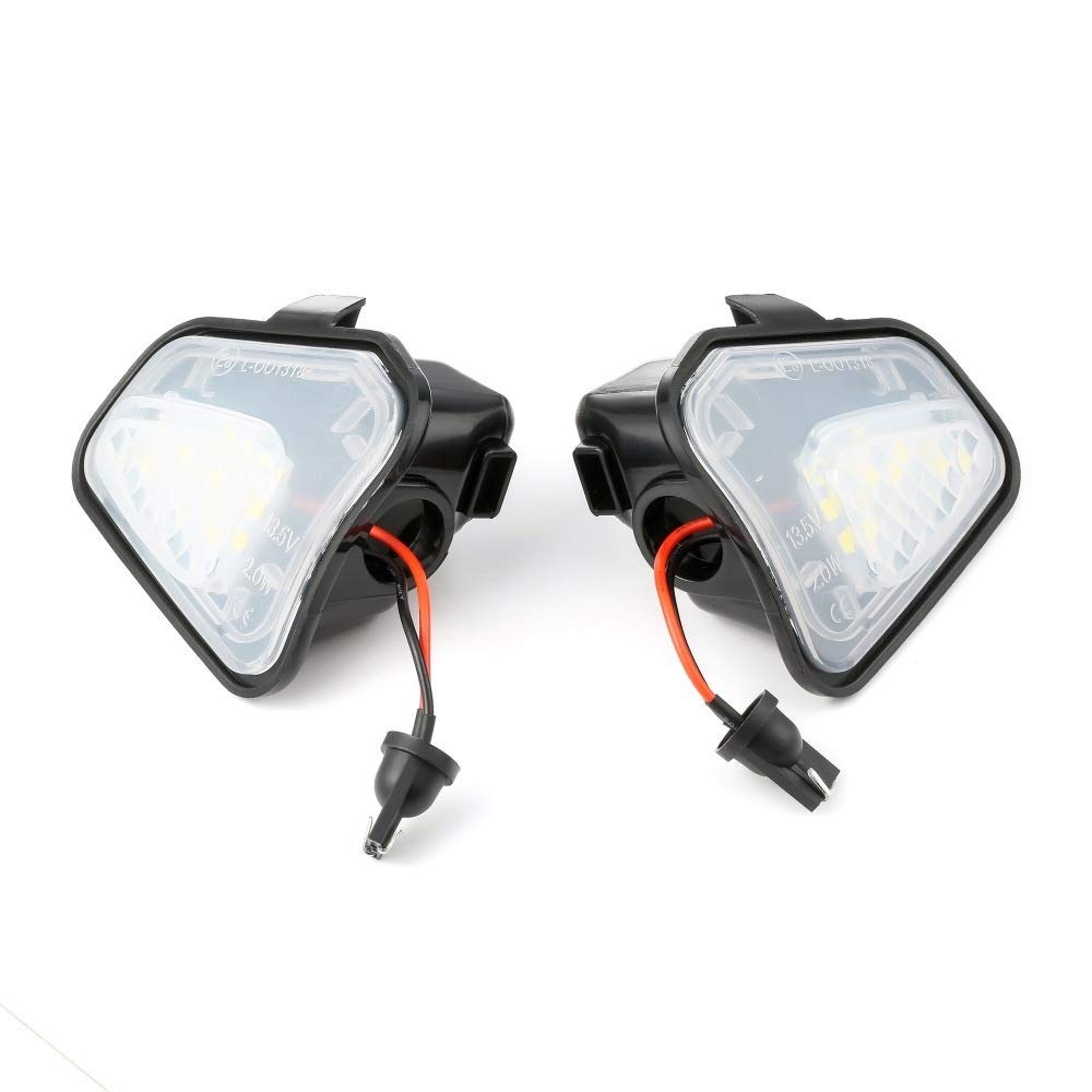 Spiegelblinker，Indicator Rear View 2X Canbus Side Spiegel Pfütze Beleuchtung Für Volkswagen VW Passat B7 EOS CC Scirocco Jetta Welcome Lampe Spiegellicht Für Passat CC von AYXAMO