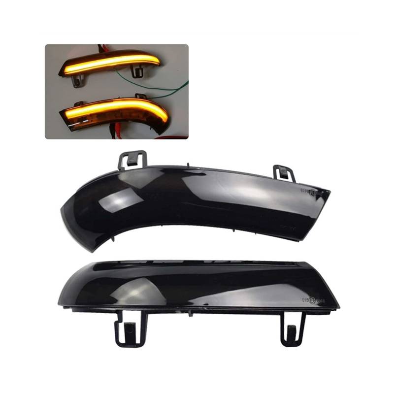 Spiegelblinker，Indicator Rear View Dynamische Umdrehungssignale Licht Passend Für Vw Passat B6 Golf 5 Jetta MK5 Passat B5.5 GTI V Fließendes Wasser Blinker Blinkendes Licht(Yellow) von AYXAMO