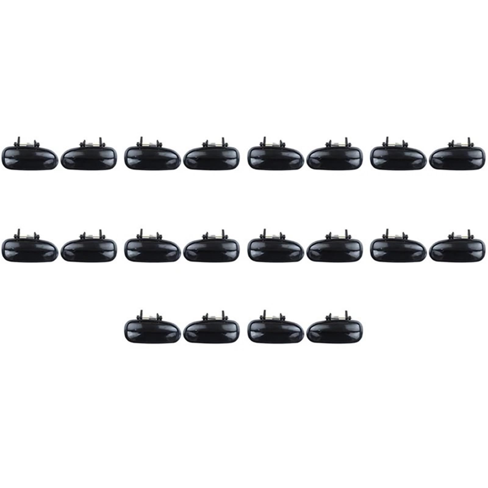 AZEFCD 20Pcs Auto Außerhalb Außentür Griff for Honda for Civic EK3 1996 1997 1998 1999 2000 (Hinteren Tür Griff) von AZEFCD