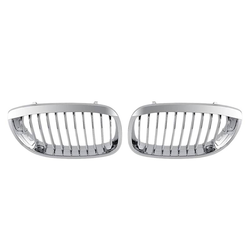 AZEFCD for BMW E46 3er Coupe Cabriolet 2-Türer LCI 2003–2006 Fronthauben-Mitten-Nierengrill (Chrom, einzeilig) von AZEFCD