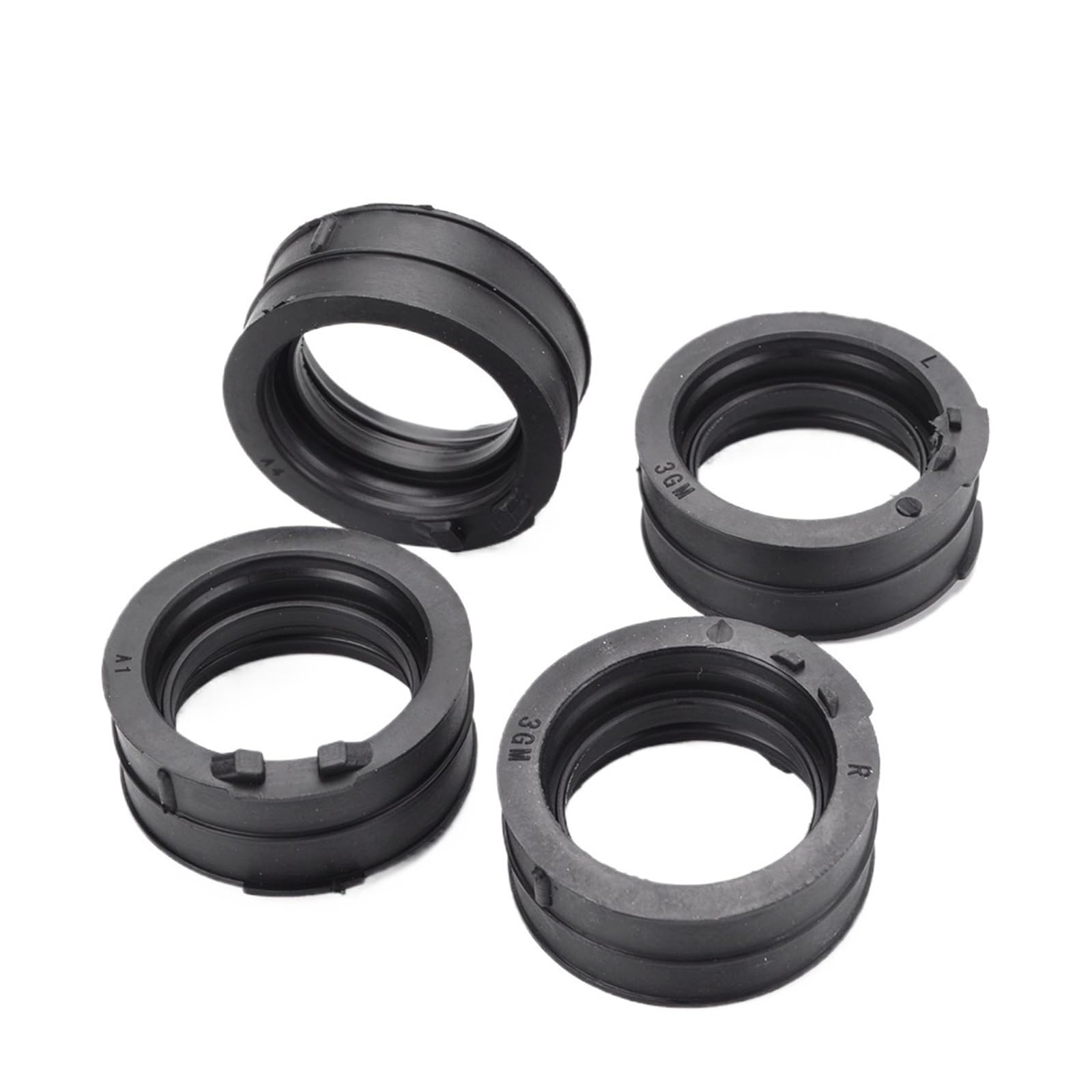 4 STÜCKE Motorrad Vielfältigen Ansaugstutzen Vergaser Gummistecker Adapter for FZR1000 ZF750R YZF750 YZF1000R Thunderace YZF1000 von AZMINI