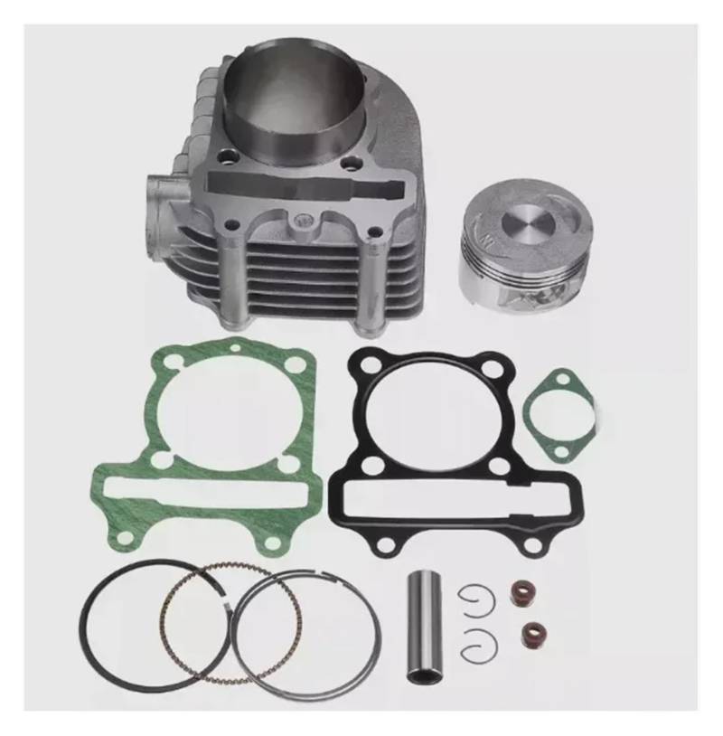 61mm Zylinderkopf Kolbenringe Set Dichtung Ende for GY6 4-takt 157QMJ Moped Roller ATV 150cc 200cc Big Bore Kit von AZMINI