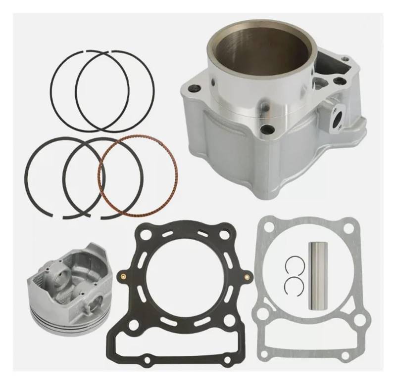 78mm motorrad Bohrung Zylinderkopf Kolben Kit Dichtung Set for KLX250 KLX300 1996-2007 von AZMINI