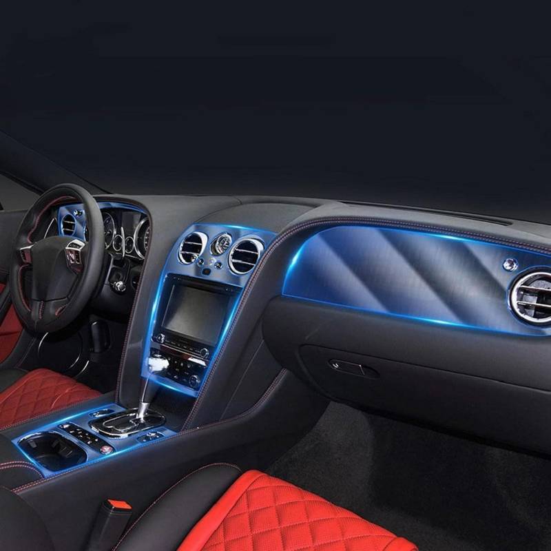 AZMINI Auto-Innen-Mittelkonsole, transparente TPU-Schutzfolie, für Bentley Continental GT 2012 2017 von AZMINI