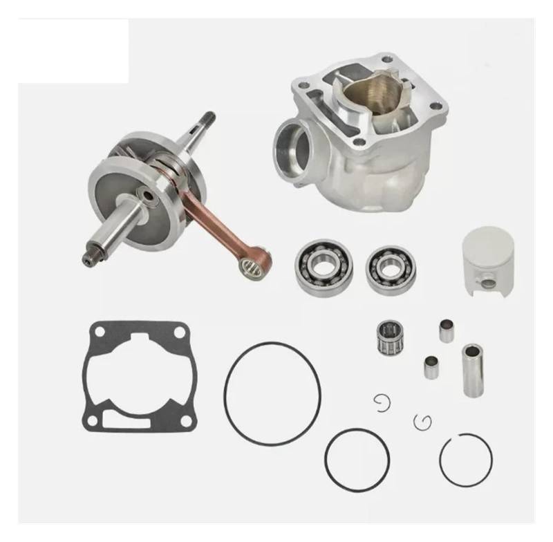 Motorrad 47,5mm Komplette Zylinder Kurbelwelle Komplette Motor Rebuild Kit for YZ80 YZ85 93-2018 von AZMINI