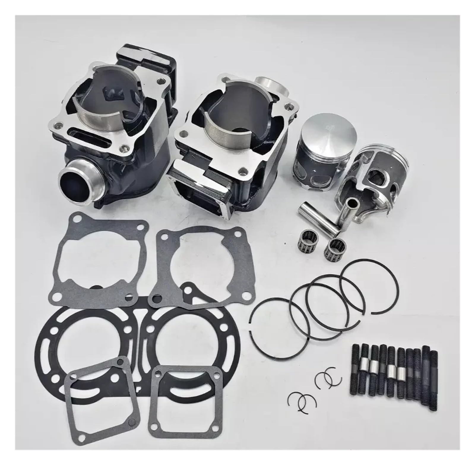 Motorrad 64mm Zylinderkopf Kolben Dichtung Top Ende Kit 350CC Motor for YFZ 350 Banshee 350 YFZ350 1987-2006 Motoblock von AZMINI