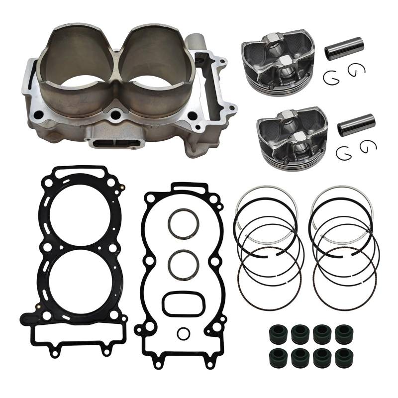 Top End Rebuild Standard Bohrung 93mm Zylinder Kolben Dichtung Kit for RR 900 XP 2011-2014 OE 3022278 von AZMINI