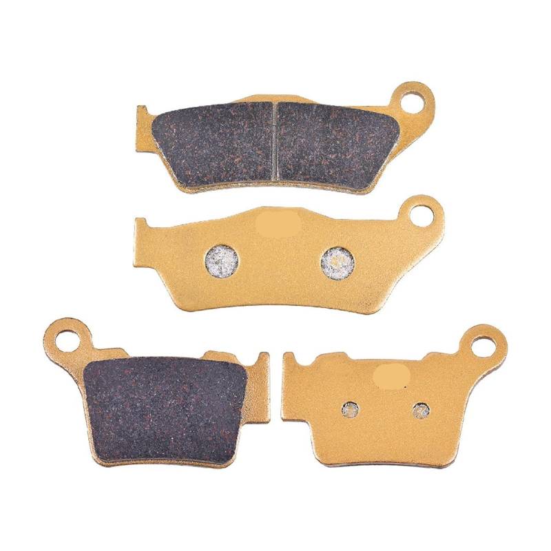 Vorne Hinten Bremsbeläge Set for EXC125 EXC200 for 125 200 SX125 2004-2019 SX144 SX150 2009-2019 SX 125 144 150 200(Ceramic) von AZMINI