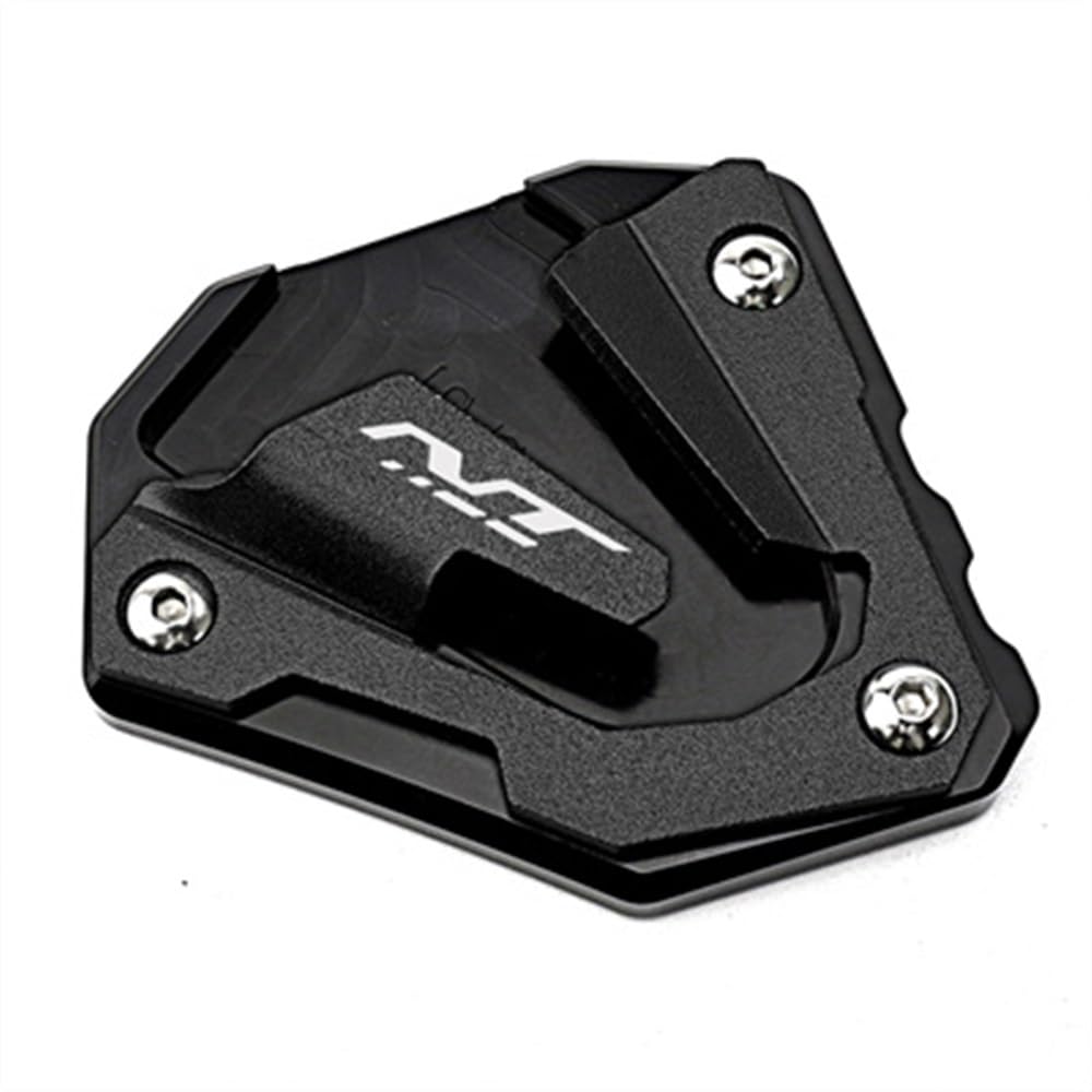 AZOIL Motorrad-Seitenständerpolster Für H&ONDA NT 1100 NT1100 Nt1100 2021-2023 Motorrad Zubehör CNC Ständer Fuß Seite Stehen Verlängerung Pad Unterstützung Platte(Color:Black 10) von AZOIL