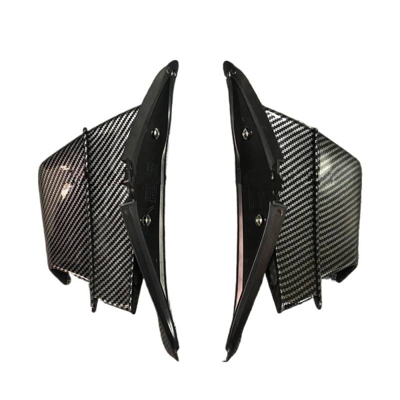 Flügelabweiser Feste Windflügel Motorrad Deflektor Verkleidungsschale Für H&ONDA CBR650R 2019-2023(Carbon fibre look) von AZOIL