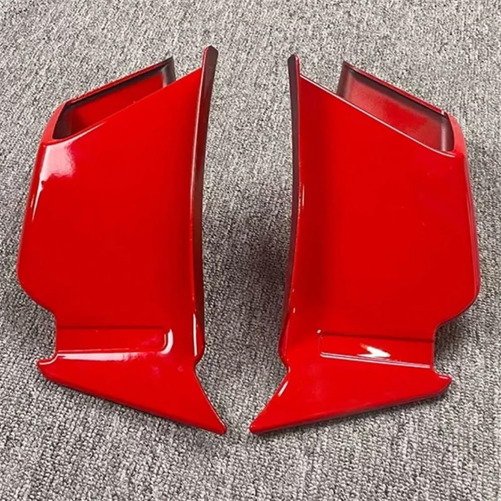 Motorrad-Seitenspoiler Motorrad Winglets Aerodynamische Seitenflügel Spoiler Verkleidung Für Ducati Panigale V2 2020 2021 2022 2023(Red) von AZOIL