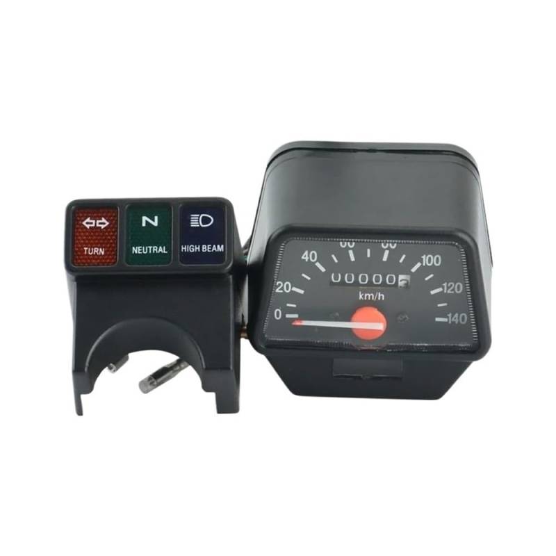 AZSUL Drehzahlmesser Motorrad Tacho Instrument Montage Kilometerzähler Tachometer Messgeräte Für XT225 von AZSUL