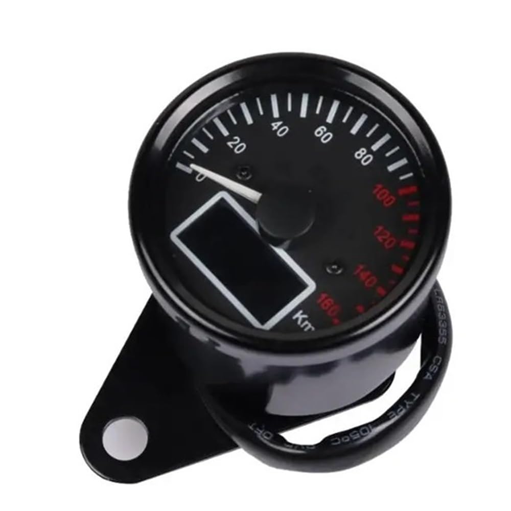 AZSUL Drehzahlmesser Motorrad Universal Digital Tachometer Kilometerzähler Gauge Geschwindigkeit Meter Power Kraftstoff Tank Display Gauge von AZSUL