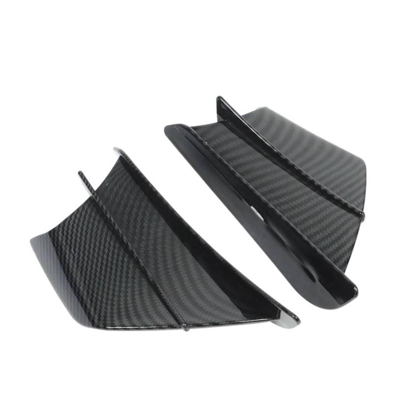 AZSUL Front Frontspoiler 1 Paar Motorrad Aerodynamische Flügel Carbon Style Seitenverkleidungen Winglets Universal von AZSUL