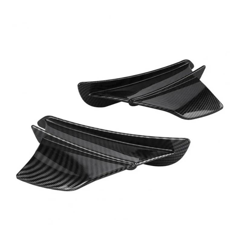 AZSUL Front Frontspoiler 2Pcs Motorrad Flügel Anti-Fallen Robust ABS Motorrad Aerodynamische Flügel Kit Spoiler Für Den Professionellen Einsatz von AZSUL