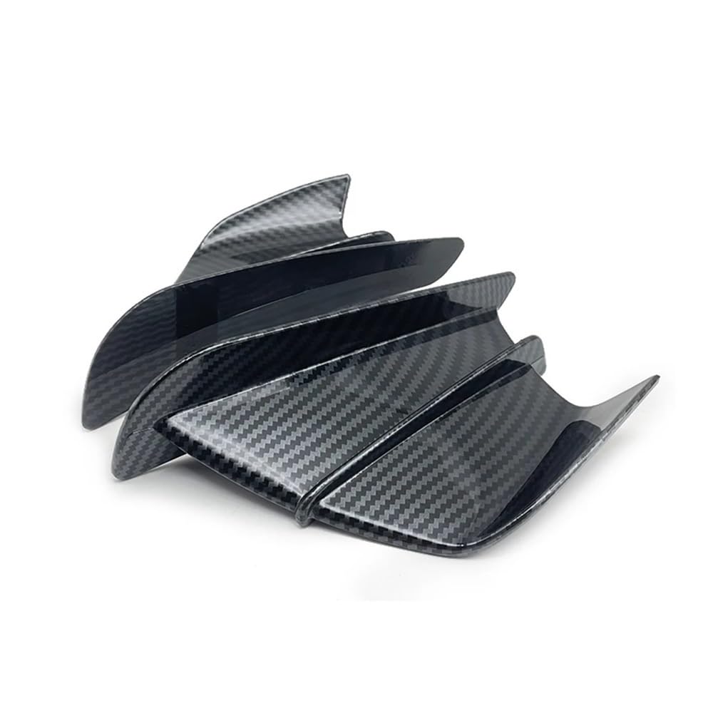 AZSUL Front Frontspoiler 2X Universal Motorrad Winglet Aerodynamische Spoiler Flügel Mit Motorrad Dekoration Aufkleber Für Y&amaha Für S&uzuki Für K&awasaki von AZSUL