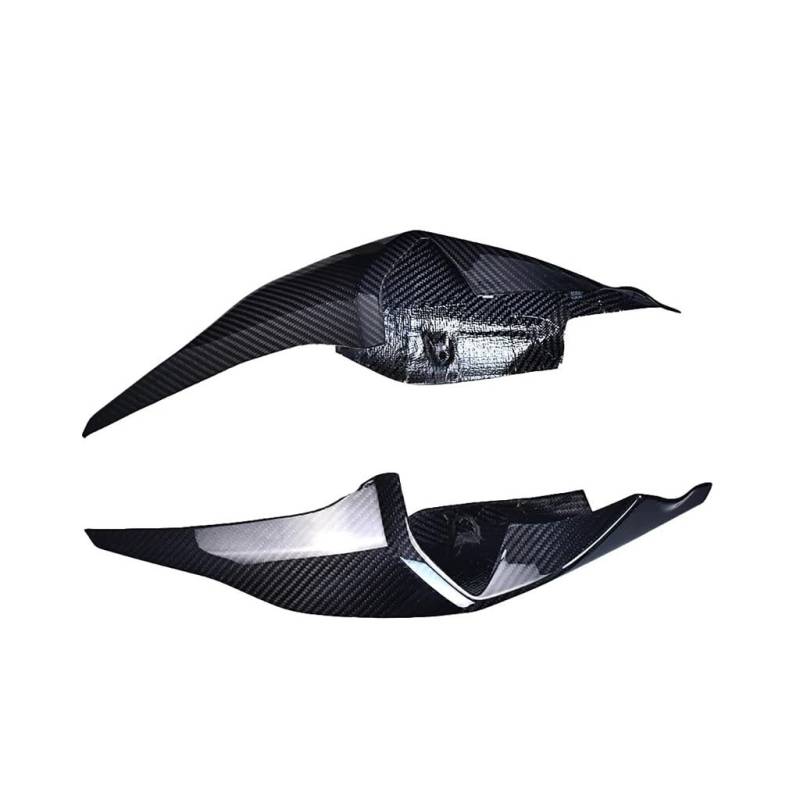 AZSUL Front Frontspoiler 3K Pure Dry Rear Tail Seat Side Panels Verkleidungsplatten Für S1000RR 2019 2020 2021 2022 Motorradspoiler von AZSUL