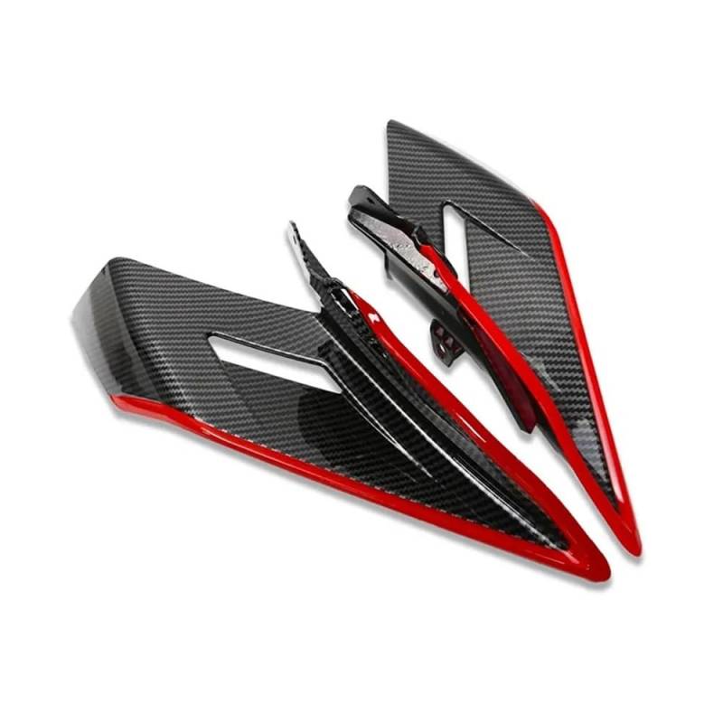 AZSUL Front Frontspoiler Für C&FMOTO Für 450SR 450 SR 2022 2023 2024 Für CF450SR Für 450sr Motorrad Spiegel Winglets Aerodynamische Wind Seite Flügel Spoiler Verkleidung von AZSUL