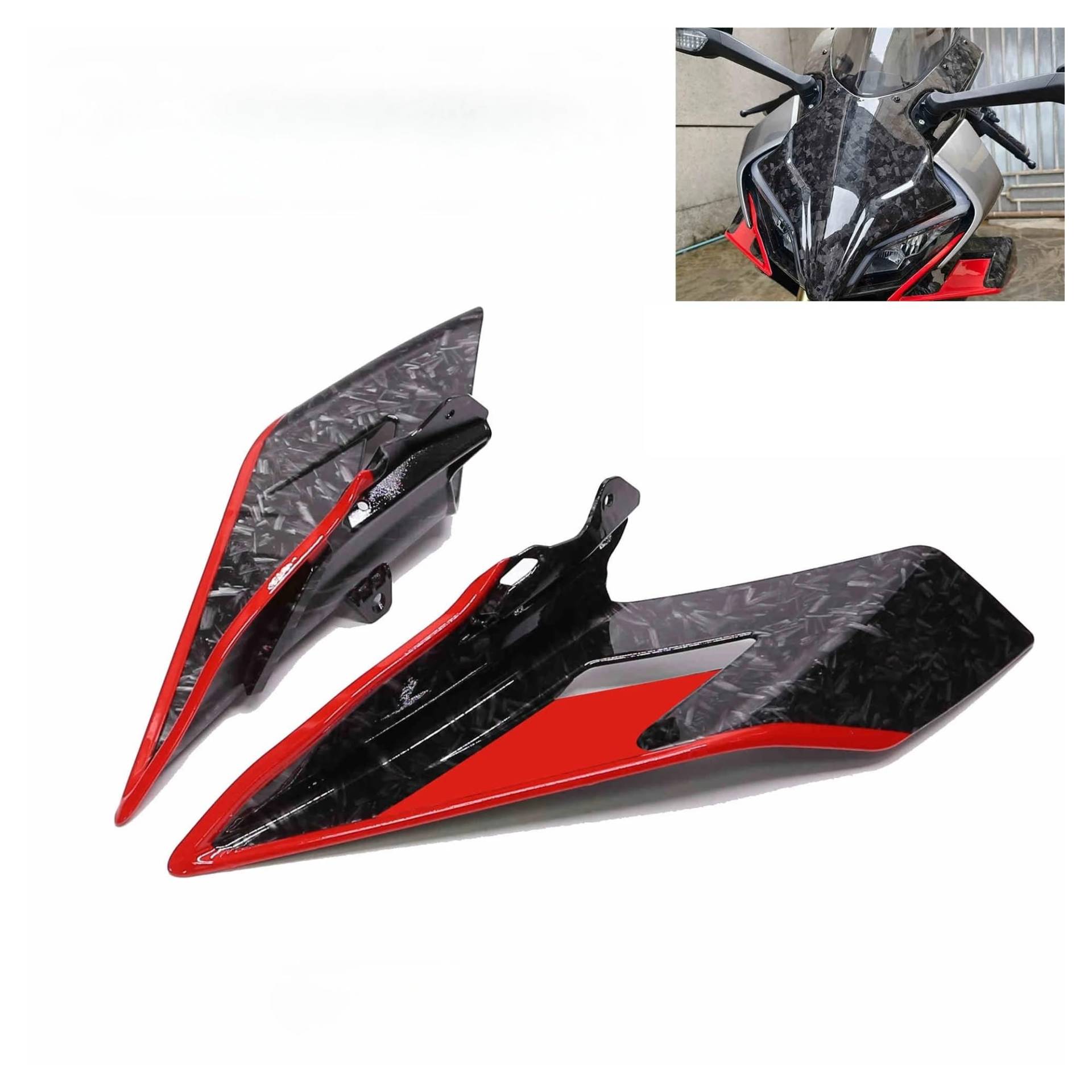 AZSUL Front Frontspoiler Für C&FMOTO Für 450SR Für 450SRS Fixed Wing Deflektor Seite Surround Turbulenzen Abdeckung Seite Flügel Motorrad Modifikation Zubehör von AZSUL