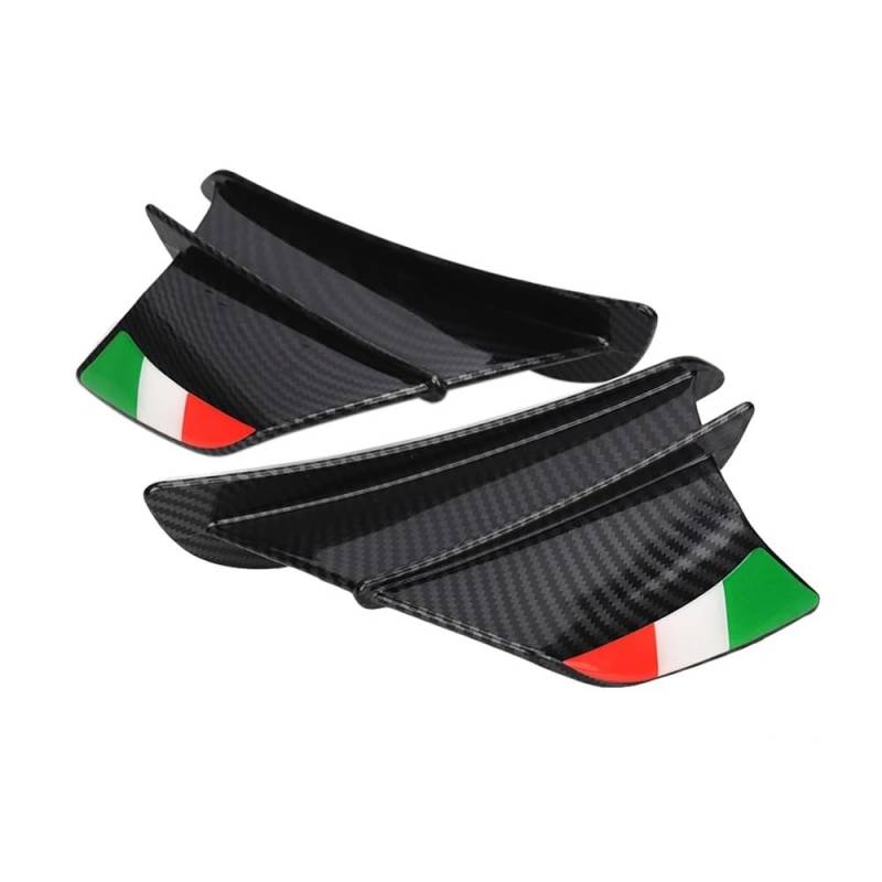 AZSUL Front Frontspoiler Für D&ucati 899 959 1198 1198S 1199 1299 Für Panigale V4 V4S V4R V2 Für Supersport S Motorrad Winglet Aerodynamische Flügel Kit Spoiler von AZSUL