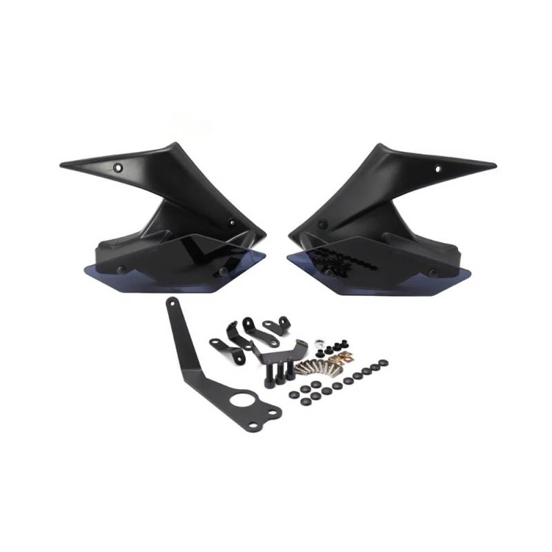 AZSUL Front Frontspoiler Für Z900 2020- Motorrad Teile Seite Abtrieb Spoiler Winglet Feste Flügel Winglet Verkleidung Flügel Für K&awasaki Z 900 2021 von AZSUL