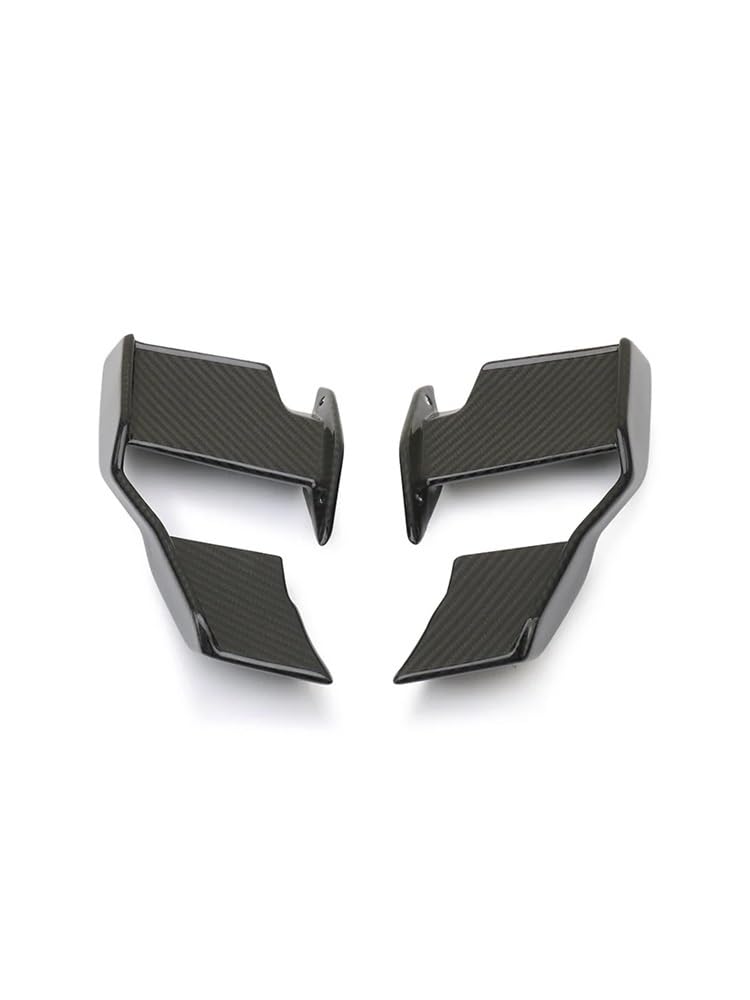 AZSUL Front Frontspoiler Motorrad-Festflügel Für S1000R Für M1000R 2021 2022 2023, Schwarze Windschutzscheiben-Flügelverkleidung Vorne, Aerodynamischer Spoiler Winglet von AZSUL