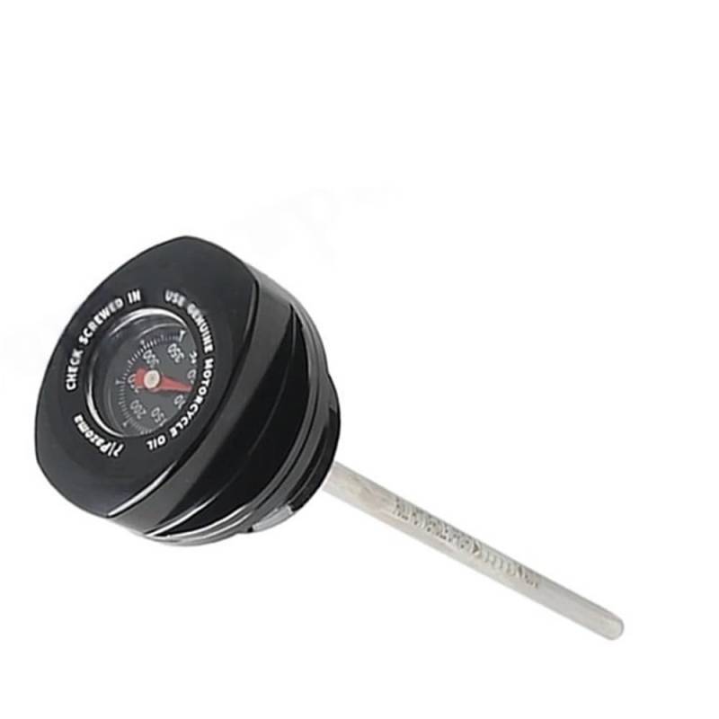 AZSUL Temperaturanzeige Für Touring Für FLHX Für FLTRX Für FLHXSE Motorrad Zubehör Motoröl Gauge Ölmessstab W/Temperatur Gauge von AZSUL