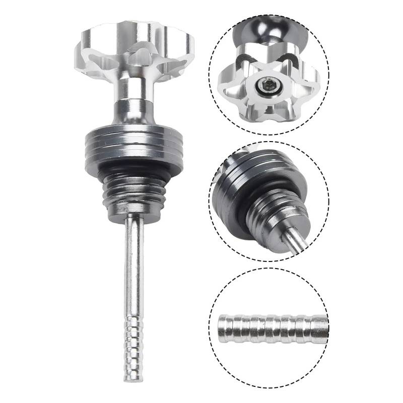 AZSUL Temperaturanzeige Roller Motorrad Zubehör Modifikation Teile Ölmessstab Motor Ölmessstab SteckerMotor Ölstandsanzeige von AZSUL