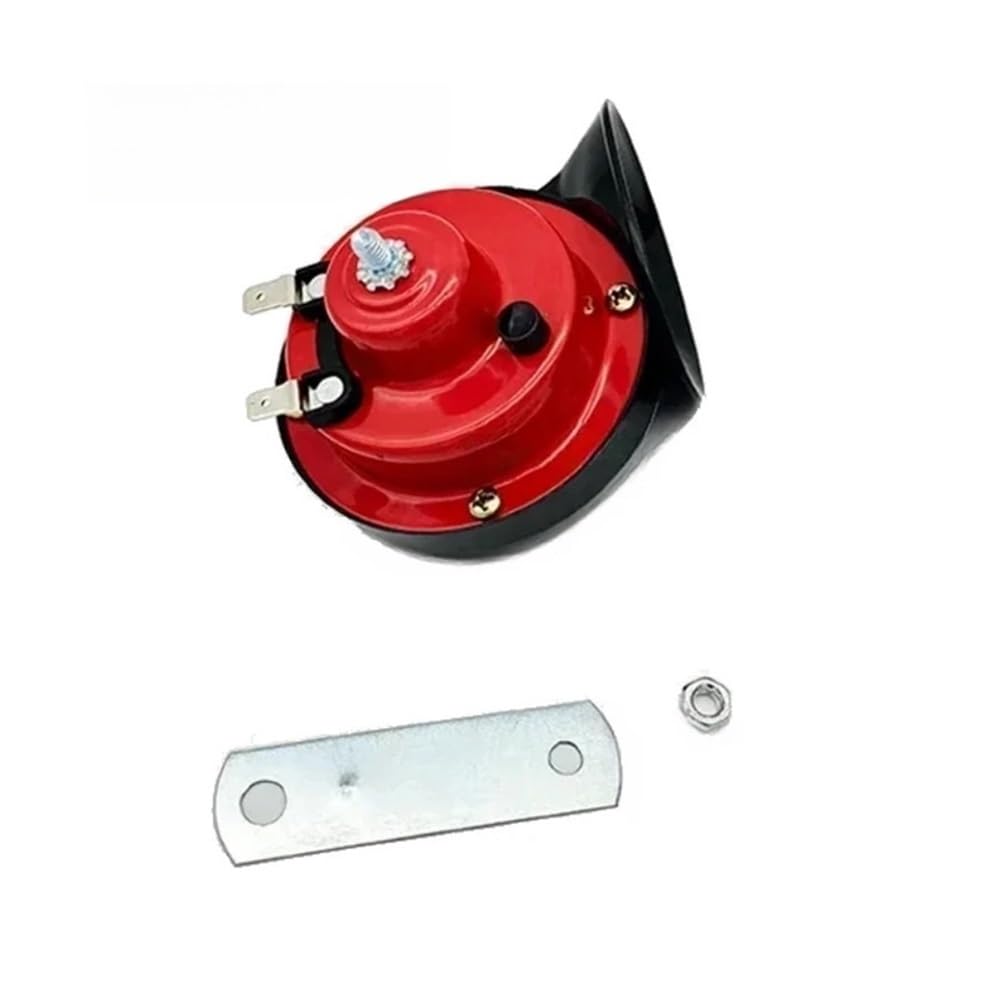 AZSUL Tiefton Horn Für 12V Auto 120DB Horn Lautsprecher Für 24V LKW Trompete Für 12v Motorrad Horn Hohe Pfeife Hörner von AZSUL