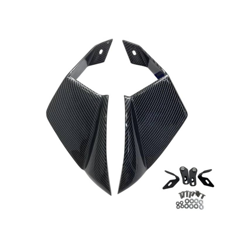 Front Frontspoiler Motorrad Fixed Wing Spoiler Verkleidung Für K&awasaki Für ZX-10R Für ZX10R 2016 2017 2018 2019 2020 ABS Front Aerodynamische Seite Winglet von AZSUL