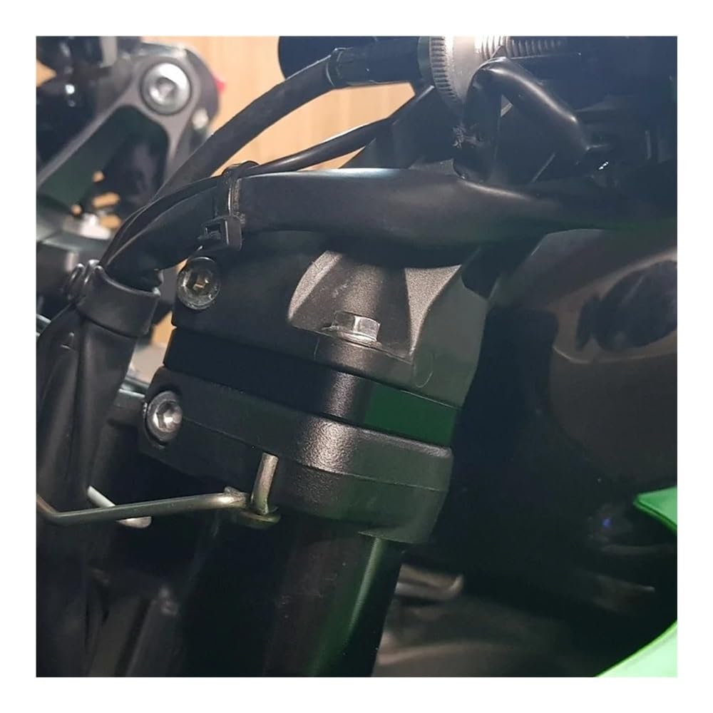 Lenkererhöhung Motorrad Zubehör Erhöhen Lenker Erhöhung Code Riser Clamp Adapter Für K&awasaki Für Z1000SX 2011-2020 von AZSUL