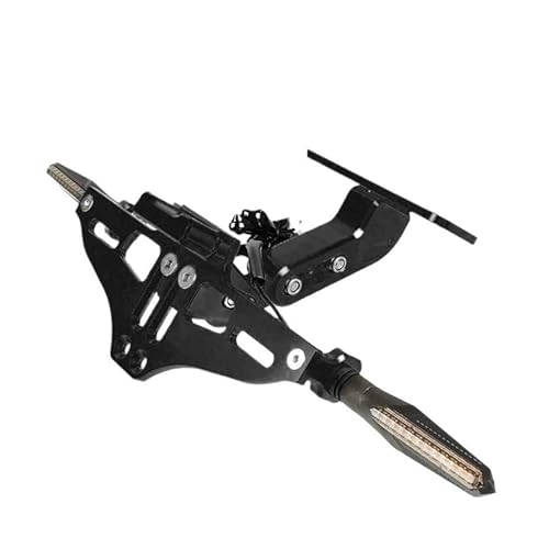 Lizenz Kennzeichen Für CBR125R Für RC125 Motorrad Universal Einstellbare Schwanz Hinten Kennzeichen Halter Mit Licht von AZSUL