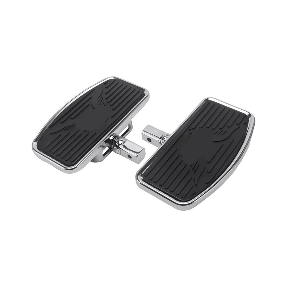 Pedal Pad Fußstütze Motorrad Einstellbare Vorderen Trittbretter Fußstütze Pad Für VTX1300 Für VTX1800 Für VL400 Für VL800 Für C50 Für VT400C Für VT750C Für XVS250C von AZSUL