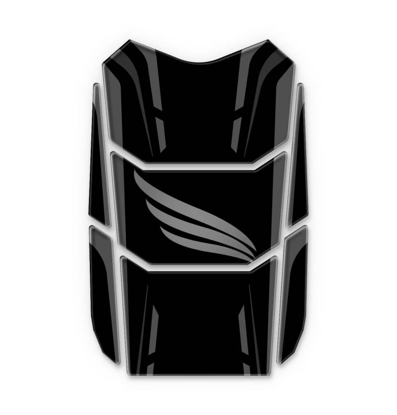 Tankpad Harz 3D kompatibel mit Honda NT 1100 Line Style 2022 FM-786(NWS) (Schwarz) von AZgraphishop