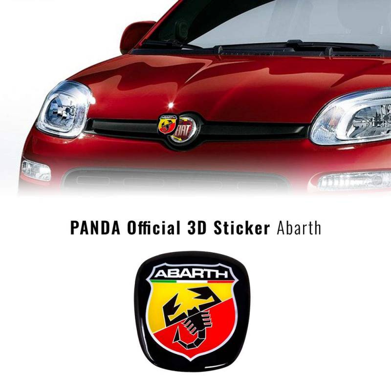 ABARTH 3D-Aufkleber für FIAT Panda nach 2012 von Abarth