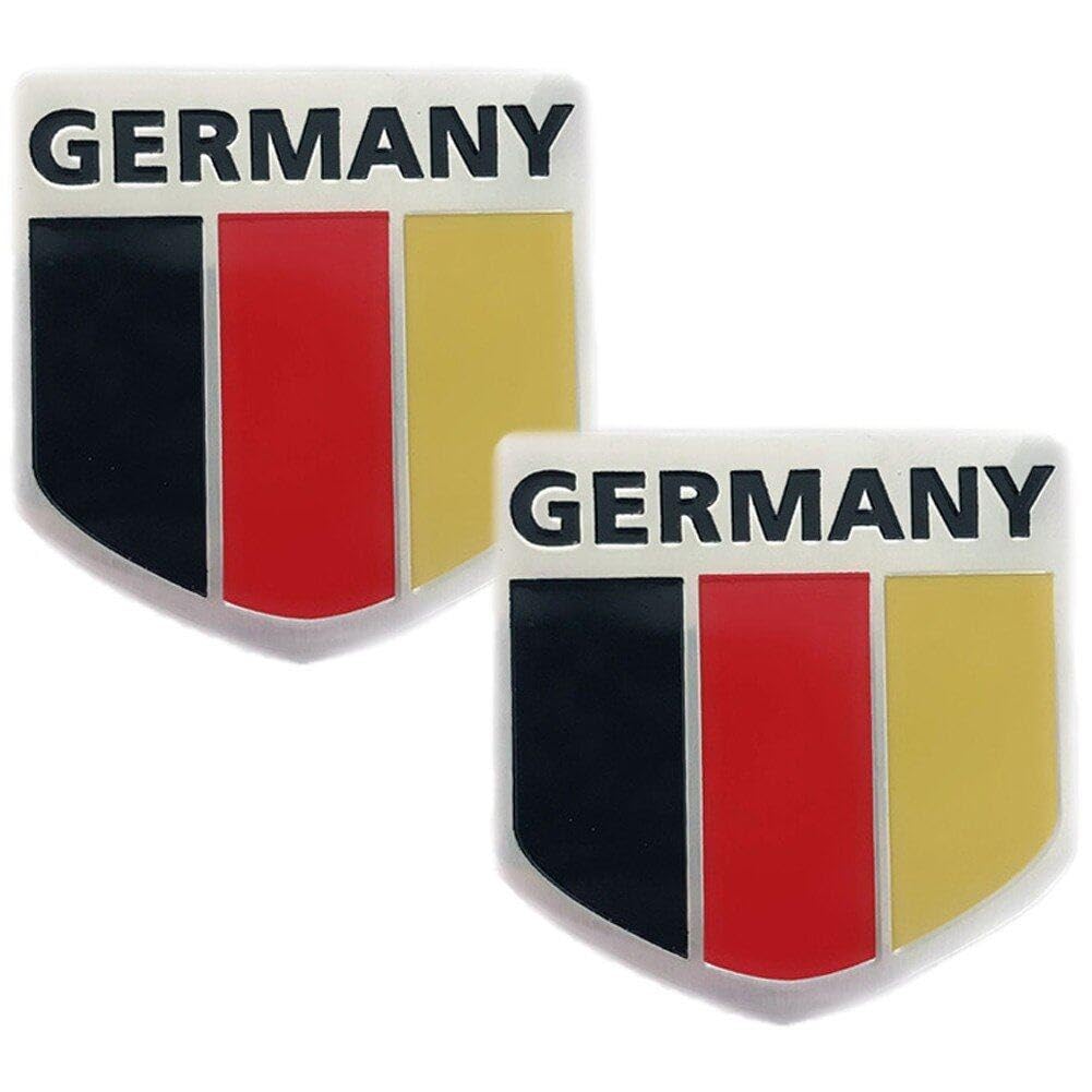 2 Teile/Satz Auto Emblem Aufkleber Deutschland Auto Aufkleber Aufkleber Stoßstange Körper Dekoration Flagge Abzeichen Emblem Auto Aufkleber von Abbdbd